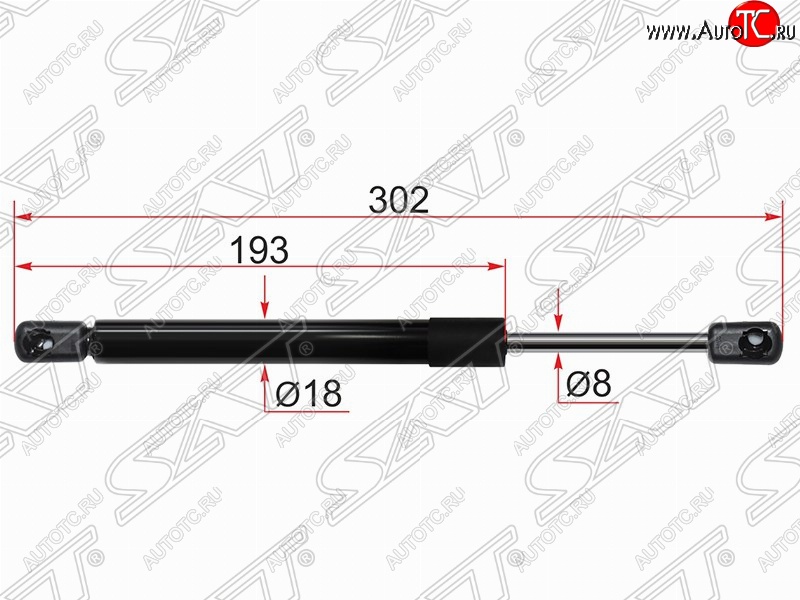 499 р. Газовый упор крышки багажника SAT Mazda 3/Axela BL дорестайлинг седан (2009-2011)  с доставкой в г. Воронеж