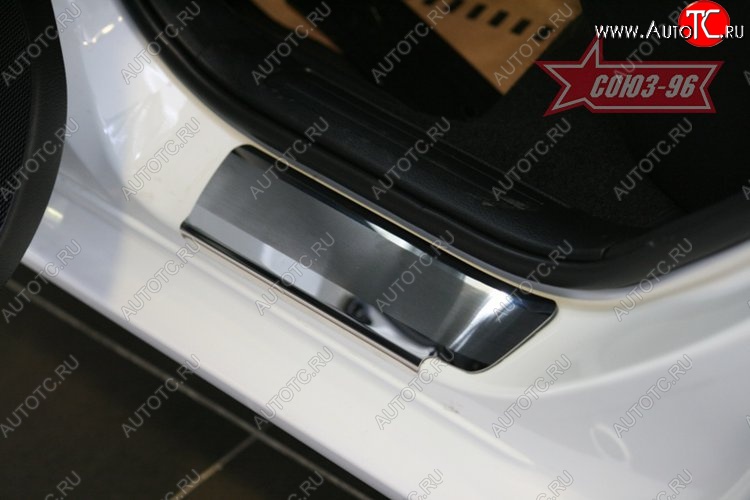 2 384 р. Накладки на внутренние пороги Souz-96 (без логотипа)  Mazda 3/Axela  BL (2009-2013) дорестайлинг седан, дорестайлинг, хэтчбэк 5 дв., рестайлинг седан, рестайлинг, хэтчбэк  с доставкой в г. Воронеж