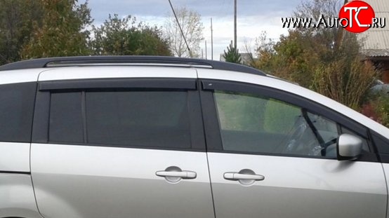 999 р. Комплект дефлекторов окон (ветровиков) 4 шт. Russtal Mazda 5 (2005-2010)  с доставкой в г. Воронеж