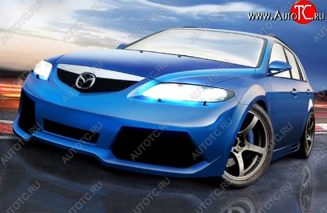 28 999 р. Передний бампер Golardo Mazda 6 GG седан дорестайлинг (2002-2005)  с доставкой в г. Воронеж