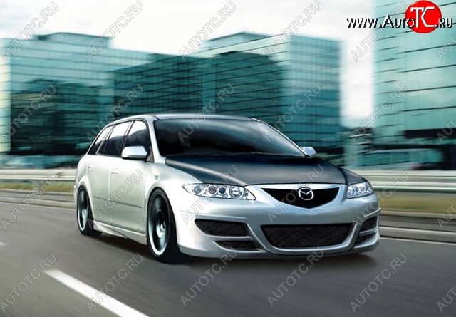 28 999 р. Передний бампер МК1 Mazda 6 GG седан дорестайлинг (2002-2005)  с доставкой в г. Воронеж