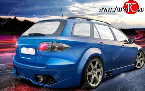 25 899 р. Задний бампер Golardo Mazda 6 GG, GY универсал дорестайлинг (2002-2005)  с доставкой в г. Воронеж