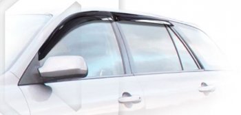 Дефлектора окон CA-Plastic Mazda 6 GG, GY универсал дорестайлинг (2002-2005) (Classic полупрозрачный, Без хром.молдинга)