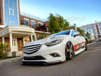 23 799 р. Решётка радиатора Tuning-Sport v4 Mazda 6 GJ 1-ый рестайлинг седан (2015-2018) (Неокрашенная)  с доставкой в г. Воронеж. Увеличить фотографию 2