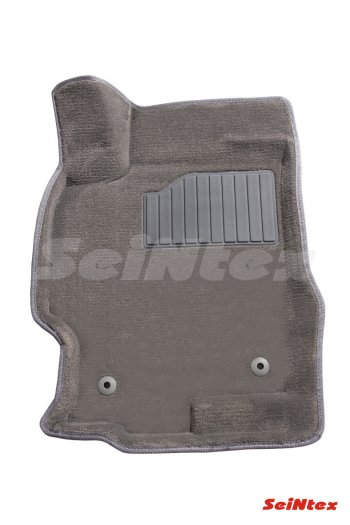 7 049 р. Текстильные коврики в салон SEINTEX 3D  Mazda 6  GH (2007-2012) дорестайлинг лифтбэк, дорестайлинг седан, дорестайлинг универсал, рестайлинг лифтбэк, рестайлинг седан, рестайлинг универсал (серые)  с доставкой в г. Воронеж. Увеличить фотографию 2