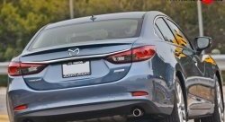 2 699 р. Лип спойлер M-VRS Mazda 6 GJ 1-ый рестайлинг седан (2015-2018) (Неокрашенный)  с доставкой в г. Воронеж. Увеличить фотографию 3