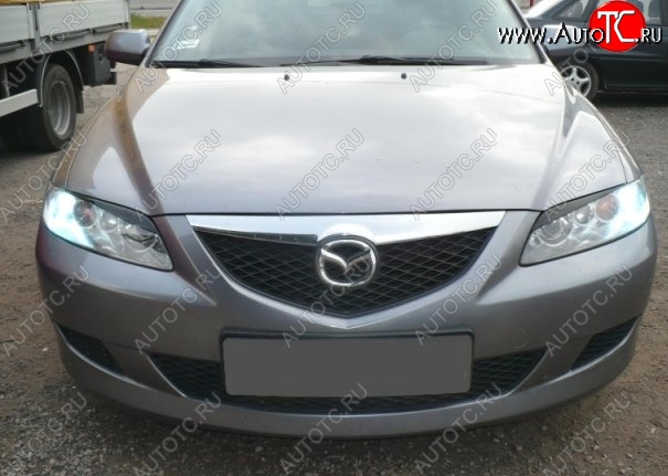 5 399 р. Решётка радиатора CT  Mazda 6  GH (2007-2010) дорестайлинг седан (Неокрашенная)  с доставкой в г. Воронеж