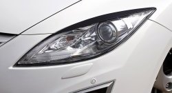 Реснички на фары RA Mazda 6 GH рестайлинг лифтбэк (2010-2012)