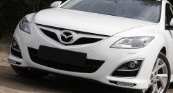 1 079 р. Реснички на фары (рестайлинг) RA Mazda 6 GH рестайлинг седан (2010-2012) (Неокрашенные)  с доставкой в г. Воронеж. Увеличить фотографию 3