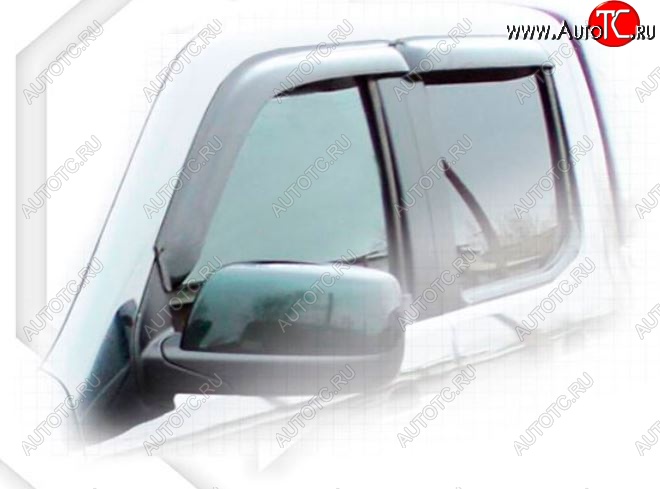 1 999 р. Дефлектора окон CA-Plastiс  Mazda BT-50 (2006-2011) (Classic полупрозрачный, Без хром.молдинга)  с доставкой в г. Воронеж