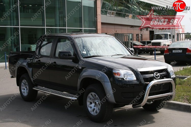 17 819 р. Защита переднего бампера Souz-96 (d76)  Mazda BT-50 (2006-2011)  с доставкой в г. Воронеж