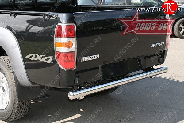 10 619 р. Защита заднего бампера Souz-96 (d76)  Mazda BT-50 (2006-2011)  с доставкой в г. Воронеж