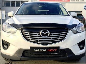 3 299 р. Дефлектор капота NovLine Mazda CX-5 KE дорестайлинг (2011-2014)  с доставкой в г. Воронеж. Увеличить фотографию 3