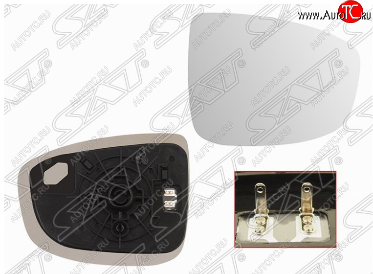 689 р. Правое полотно зеркала SAT (с обогревом) Mazda CX-5 KE дорестайлинг (2011-2014)  с доставкой в г. Воронеж