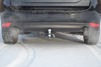 15 649 р. Фаркоп Petroil Tuning (съемный квадрат) Mazda CX-5 KE дорестайлинг (2011-2014)  с доставкой в г. Воронеж. Увеличить фотографию 2