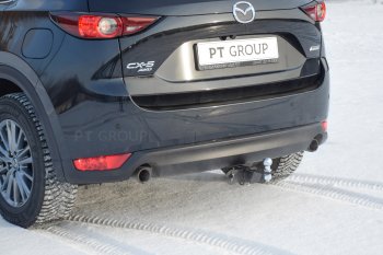 15 649 р. Фаркоп Petroil Tuning (съемный квадрат) Mazda CX-5 KE дорестайлинг (2011-2014)  с доставкой в г. Воронеж. Увеличить фотографию 3