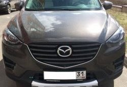 2 349 р. Накладка на передний бампер СТ v4 v4 Mazda CX-5 KE дорестайлинг (2011-2014) (Неокрашенная)  с доставкой в г. Воронеж. Увеличить фотографию 2