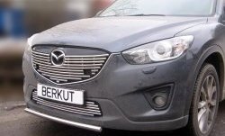 9 399 р. Декоративная вставка решетки радиатора Berkut Mazda CX-5 KE рестайлинг (2015-2017)  с доставкой в г. Воронеж. Увеличить фотографию 1