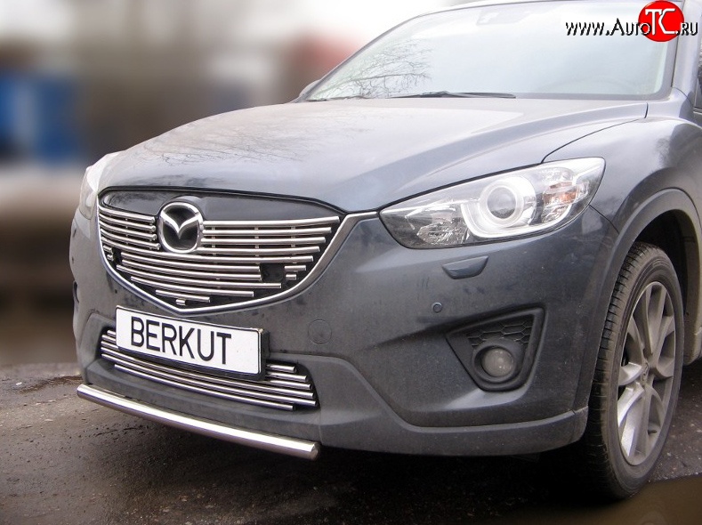 9 399 р. Декоративная вставка решетки радиатора Berkut  Mazda CX-5  KE (2011-2017) дорестайлинг, рестайлинг  с доставкой в г. Воронеж