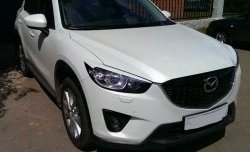 1 399 р. Реснички на фары CT v2 Mazda CX-5 KE дорестайлинг (2011-2014) (Неокрашенные)  с доставкой в г. Воронеж. Увеличить фотографию 3