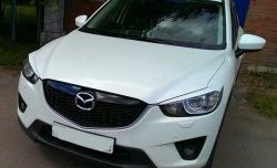 1 399 р. Реснички на фары CT v2 Mazda CX-5 KE дорестайлинг (2011-2014) (Неокрашенные)  с доставкой в г. Воронеж. Увеличить фотографию 1