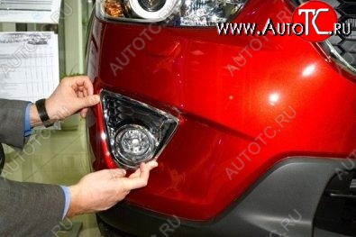 2 849 р. Подиумы противотуманных фар СТ Mazda CX-5 KE дорестайлинг (2011-2014)  с доставкой в г. Воронеж