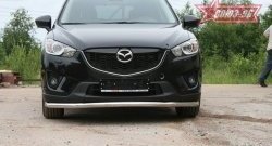 18 044 р. Защита переднего бампера одинарная Souz-96 Premium (d60)  Mazda CX-5  KE (2011-2017) дорестайлинг, рестайлинг  с доставкой в г. Воронеж. Увеличить фотографию 2