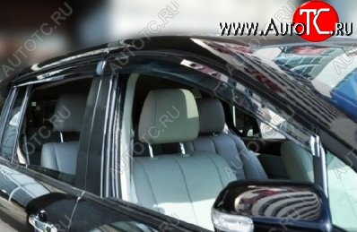 4 299 р. Комплект дефлекторов окон (ветровиков) 4 шт. СТ Mazda CX-7 ER рестайлинг (2010-2012)  с доставкой в г. Воронеж