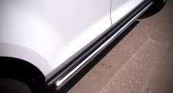 70 999 р. Защита порогов из круглой трубы диаметром 63 мм Russtal Mazda CX-7 ER рестайлинг (2010-2012) (Защита порогов с со скосами на торцах (вариант 1))  с доставкой в г. Воронеж. Увеличить фотографию 9