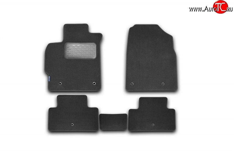 5 099 р. Комплект ковриков в салон (АКПП) Element 5 шт. (текстиль)  Mazda CX-7  ER (2010-2012) рестайлинг  с доставкой в г. Воронеж