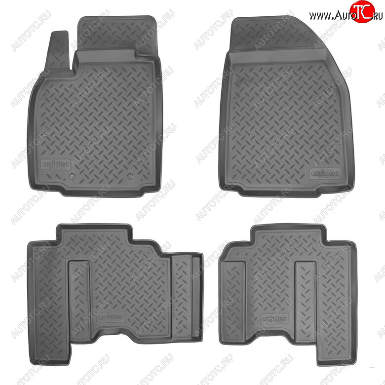 2 769 р. Комплект ковриков в салон Norplast Unidec Mazda CX-9 TB дорестайлинг (2007-2009) (Цвет: черный)  с доставкой в г. Воронеж