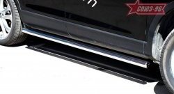 Защита порогов Souz-96 (d60) Mazda CX-9  TB (2007-2009) дорестайлинг