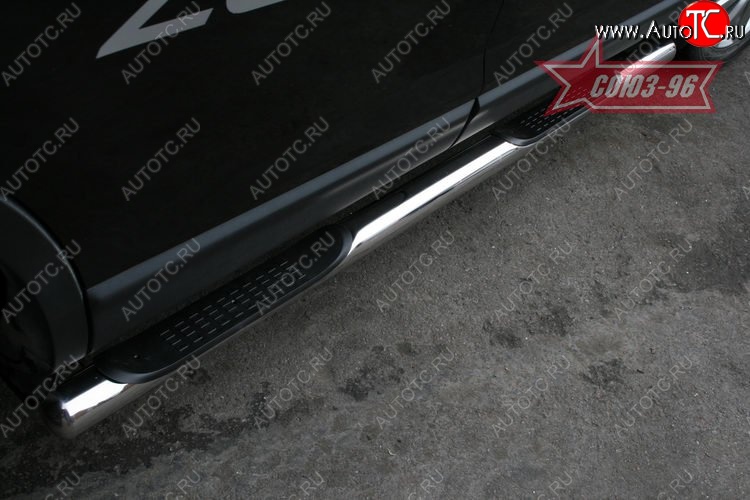14 669 р. Защита порогов Souz-96 (d76) Mazda CX-9 TB дорестайлинг (2007-2009)  с доставкой в г. Воронеж