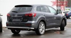 15 029 р. Защита заднего бампера рестайлинг Souz-96 (d60)  Mazda CX-9  TB (2007-2009) дорестайлинг  с доставкой в г. Воронеж. Увеличить фотографию 2