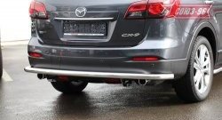 15 029 р. Защита заднего бампера рестайлинг Souz-96 (d60)  Mazda CX-9  TB (2007-2009) дорестайлинг  с доставкой в г. Воронеж. Увеличить фотографию 4