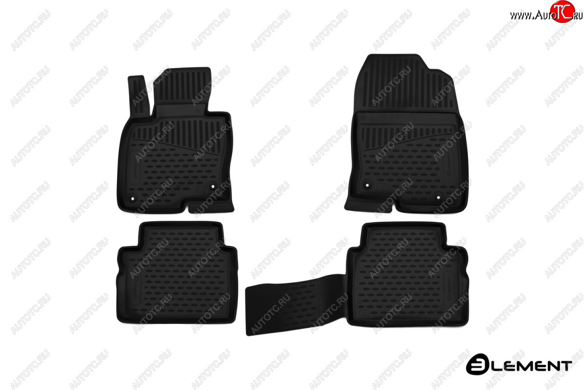 2 699 р. Коврики в салон (полиуретан) Element Mazda CX-5 KF (2016-2025)  с доставкой в г. Воронеж
