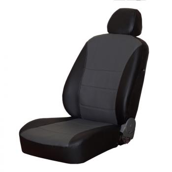 5 749 р. Чехлы на сиденья ПЕТРОВ Орегон (экокожа, Active)  Mazda CX-5  KF (2016-2025) (черный/серый)  с доставкой в г. Воронеж. Увеличить фотографию 2