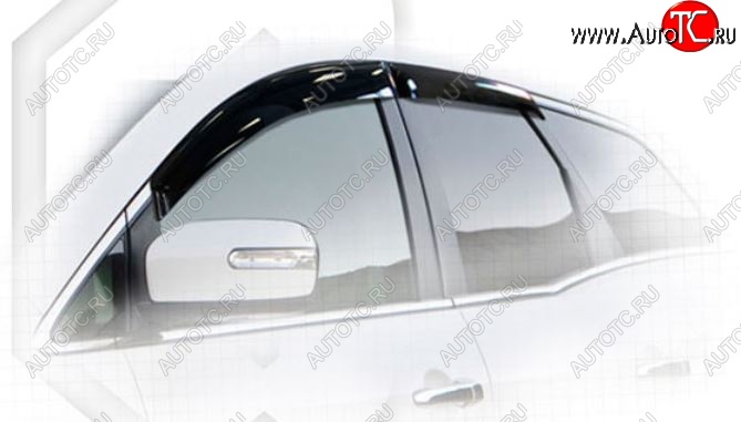 2 799 р. Дефлектора окон CA-Plastiс Mazda CX-7 ER дорестайлинг (2006-2010) (Classic полупрозрачный, Без хром.молдинга)  с доставкой в г. Воронеж