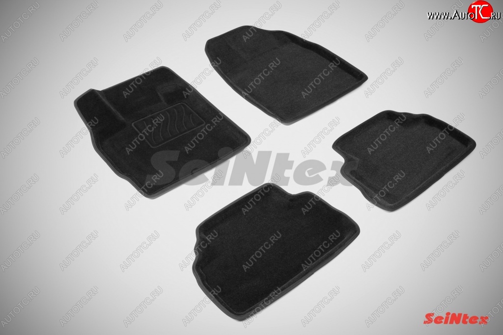 5 699 р. Износостойкие коврики в салон 3D MAZDA CX7 черные (компл)  Mazda CX-7  ER (2006-2010) дорестайлинг  с доставкой в г. Воронеж