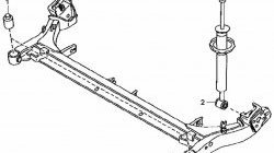 1 399 р. Полиуретановый сайлентблок балки задней подвески Точка Опоры Mazda 2/Demio DW дорестайлинг (1996-1999)  с доставкой в г. Воронеж. Увеличить фотографию 2