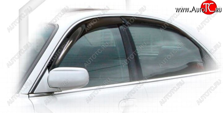1 999 р. Дефлектора окон CA-Plastiс  Mazda Millenia (1992-2003) (Classic полупрозрачный, Без хром.молдинга)  с доставкой в г. Воронеж