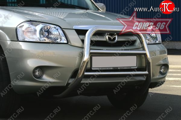 12 599 р. Защита порогов Souz-96 (d60)  Mazda Tribute (2008-2011)  рестайлинг  с доставкой в г. Воронеж