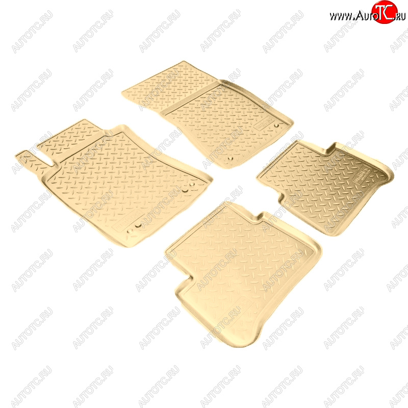 3 789 р. Коврики салона Norplast Unidec Mercedes-Benz E-Class W211 дорестайлинг седан (2002-2006) (Цвет: бежевый)  с доставкой в г. Воронеж