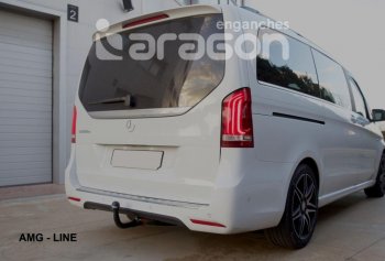 22 699 р. Фаркоп Aragon.(шар V) Mercedes-Benz Vito W447 дорестайлинг (2015-2020)  с доставкой в г. Воронеж. Увеличить фотографию 2