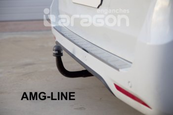 22 699 р. Фаркоп Aragon.(шар V) Mercedes-Benz Vito W447 дорестайлинг (2015-2020)  с доставкой в г. Воронеж. Увеличить фотографию 3