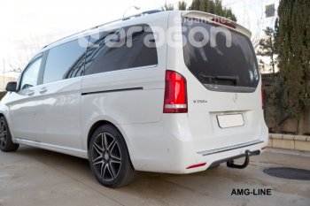 22 699 р. Фаркоп Aragon.(шар V) Mercedes-Benz Vito W447 дорестайлинг (2015-2020)  с доставкой в г. Воронеж. Увеличить фотографию 7