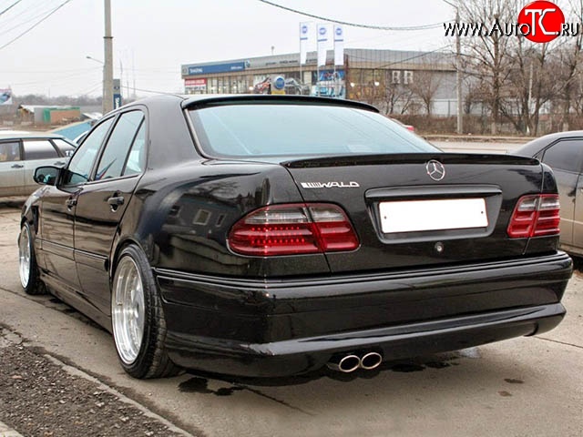 8 399 р. Задний бампер (дорестайлинг) Wald Mercedes-Benz E-Class W210 дорестайлинг седан (1996-1999)  с доставкой в г. Воронеж