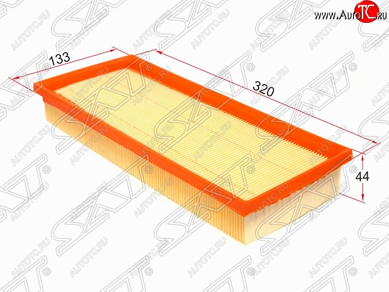 399 р. Фильтр воздушный двигателя SAT (320х133х44 mm)  Mercedes-Benz CL class  C216 - SL class  R231  с доставкой в г. Воронеж