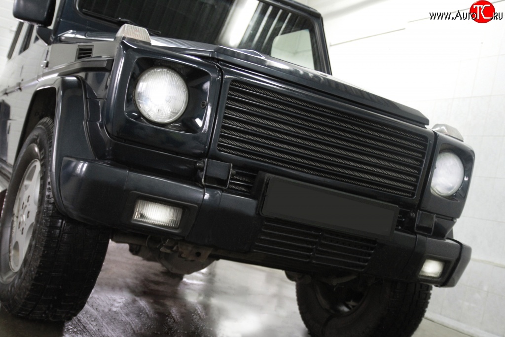 2 299 р. Правая накладка для головной оптики RA Mercedes-Benz G class W463 5 дв. дорестайлинг (1989-1994) (Неокрашенные)  с доставкой в г. Воронеж