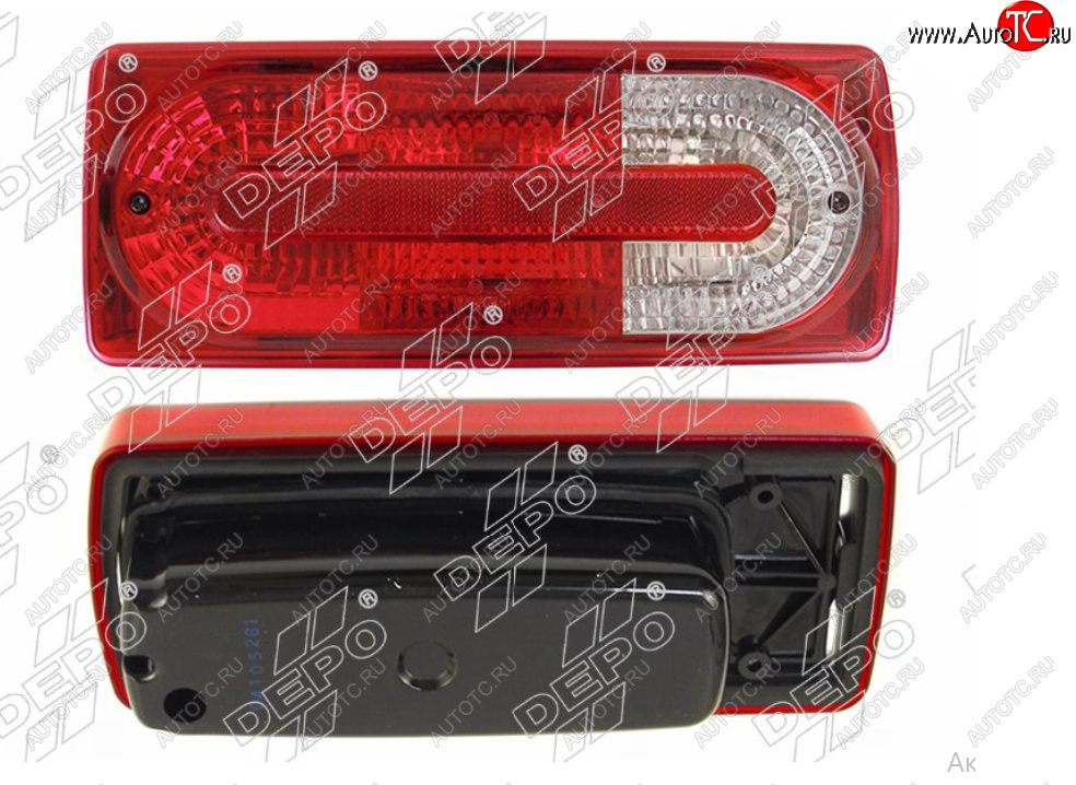 7 549 р. Левый фонарь задний DEPO  Mercedes-Benz G class  W463 (1989-1994) 5 дв. дорестайлинг  с доставкой в г. Воронеж